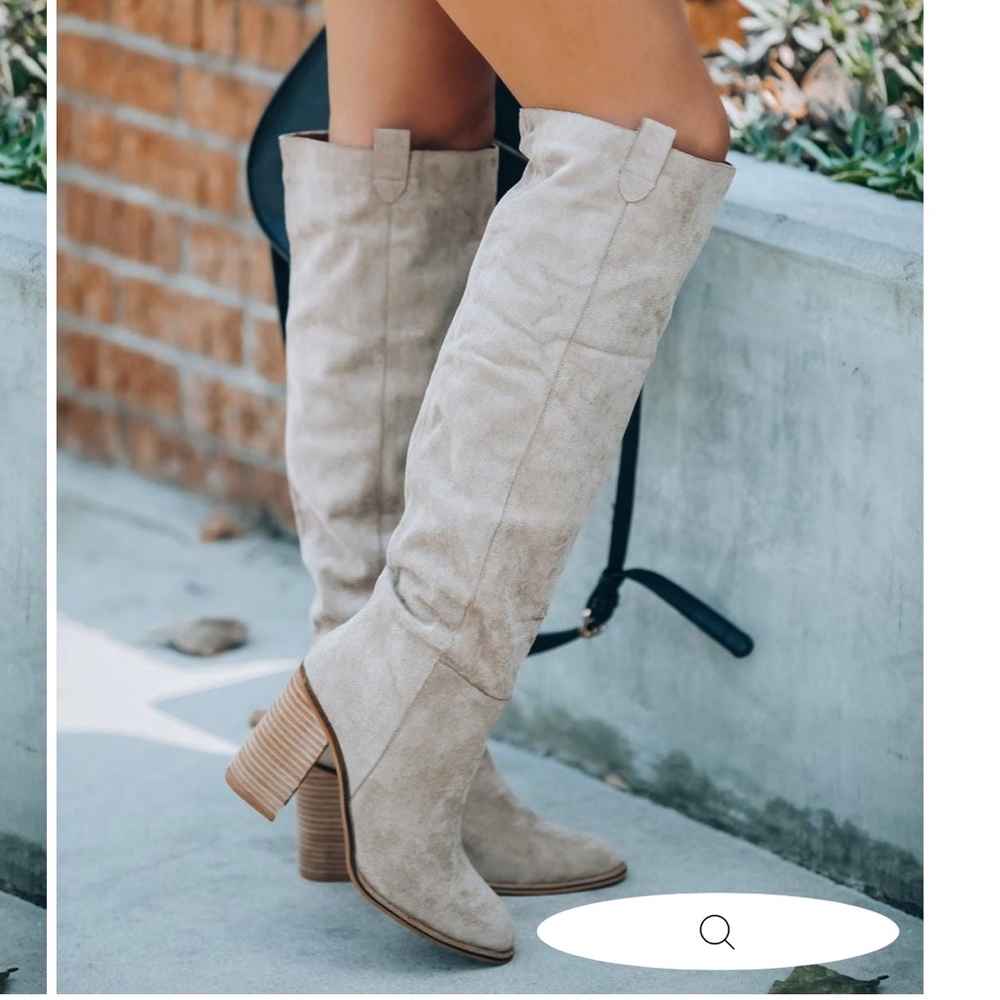 VICI-NWT Saint Slouch Boot-Grey